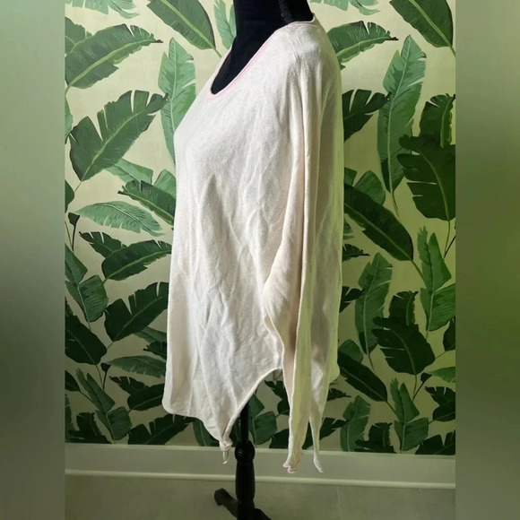 Nordstrom Rack Cloth By Design Womens Cream Oversized Tie Sweater Large NWT - Picture 4 of 8